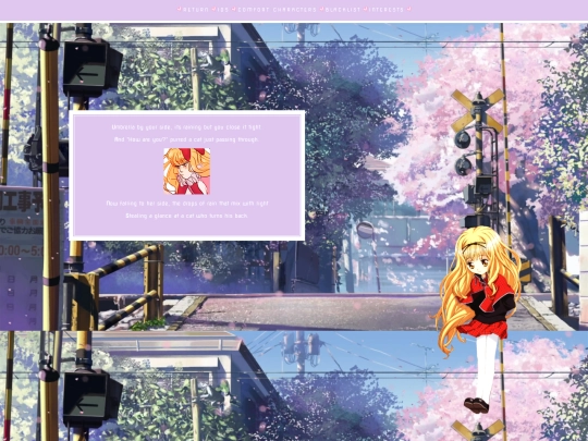 links screenshot