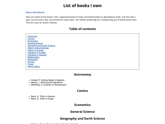 library screenshot