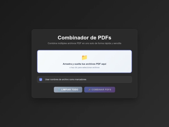 CombPDF screenshot