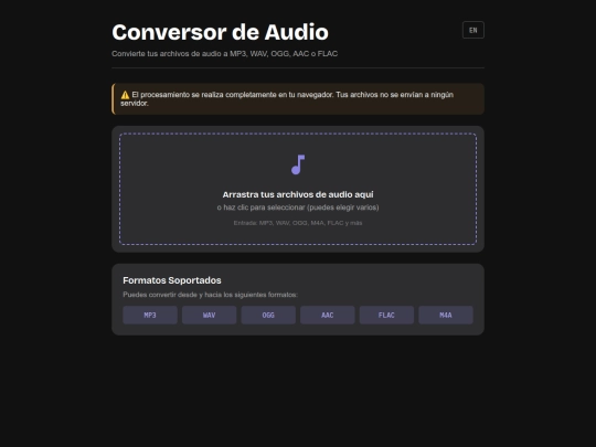 ConversorAudio screenshot