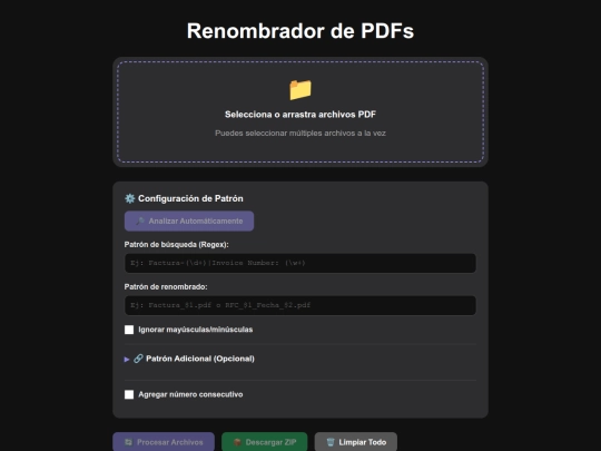 FilePDFrenamer screenshot
