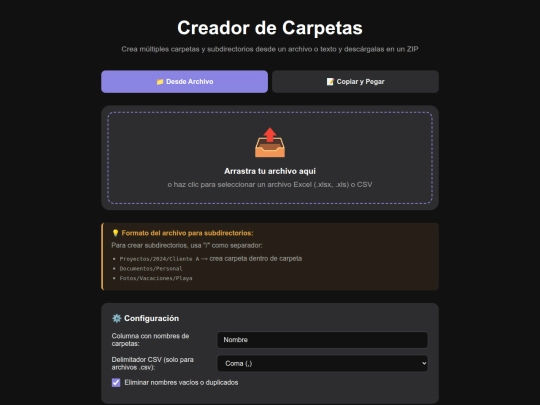 FolderCreator screenshot