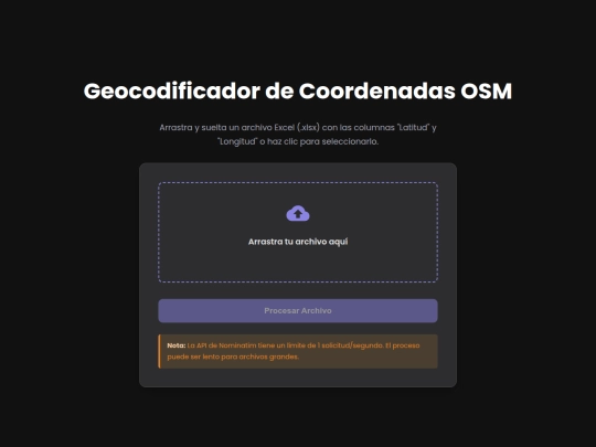 GeoCodeOSM screenshot
