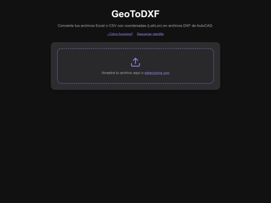 GeoToDXF screenshot