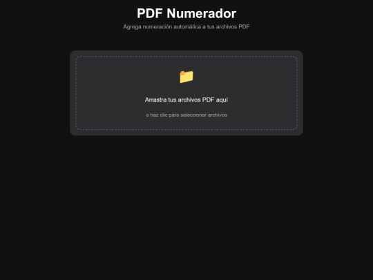 PDFNumerator screenshot