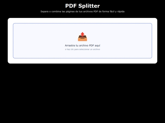 PDFSeparador screenshot