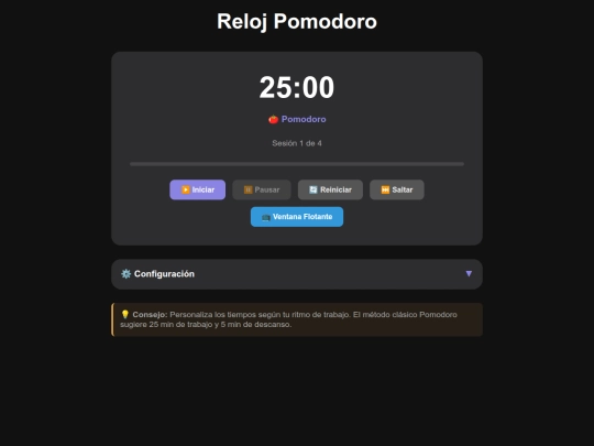 Pomodoro screenshot