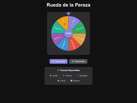 RuedaPer screenshot