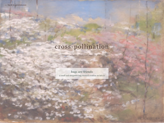 cross-pollination screenshot