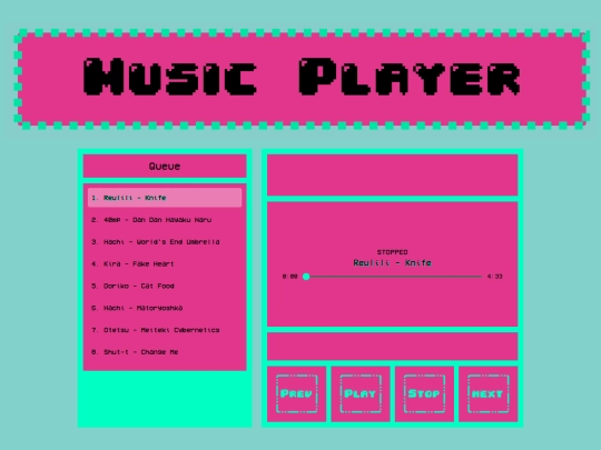 musicplayer screenshot