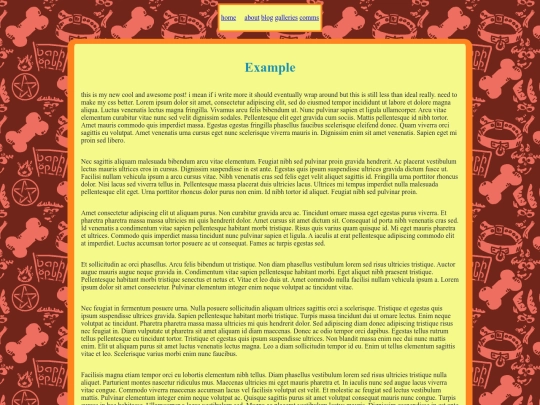 blog/example screenshot