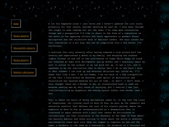 music essays/adrianne screenshot