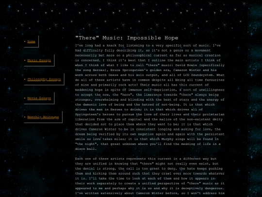 music essays/there screenshot