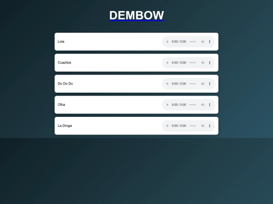 dembow screenshot