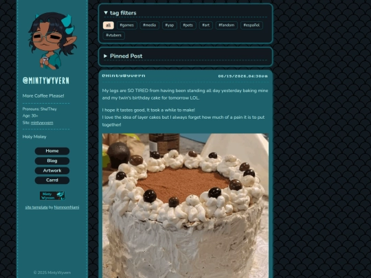 Microblog screenshot