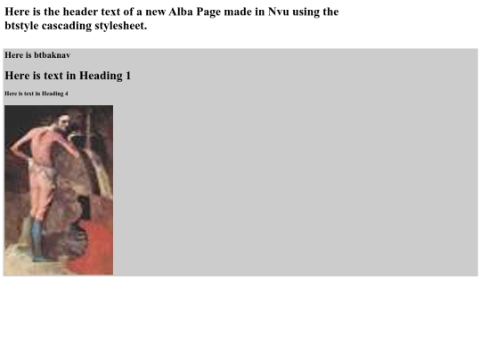 testpage_one screenshot