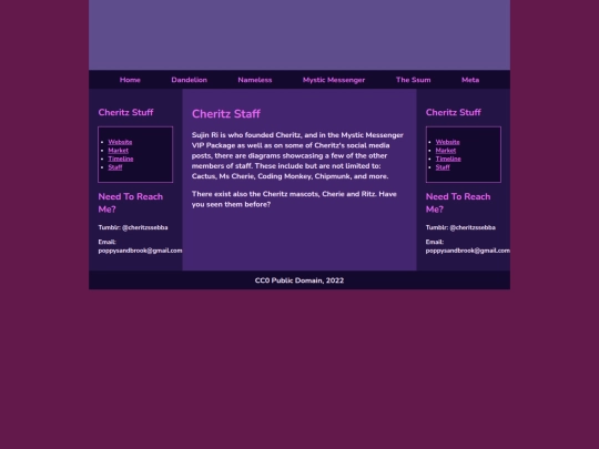 cstaff screenshot