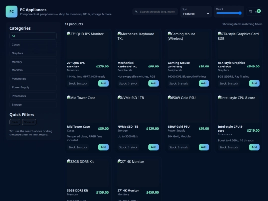 index screenshot