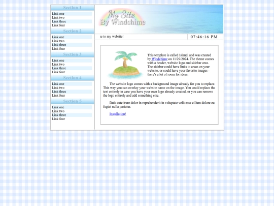index screenshot