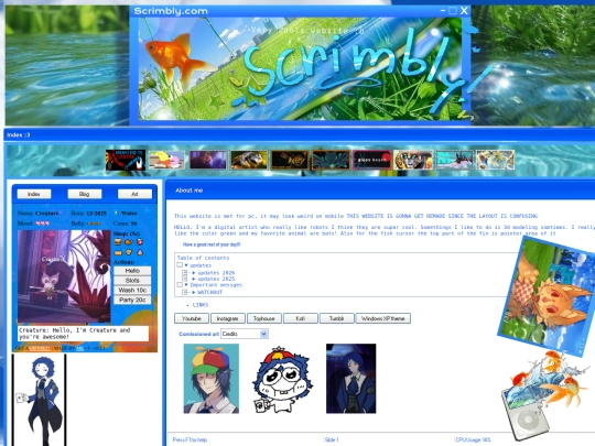 Oldpage screenshot
