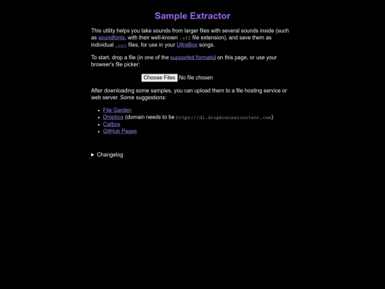 axobox/sample_extractor screenshot