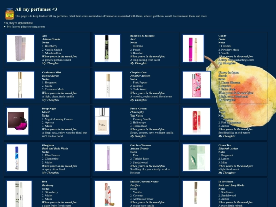 perfume screenshot