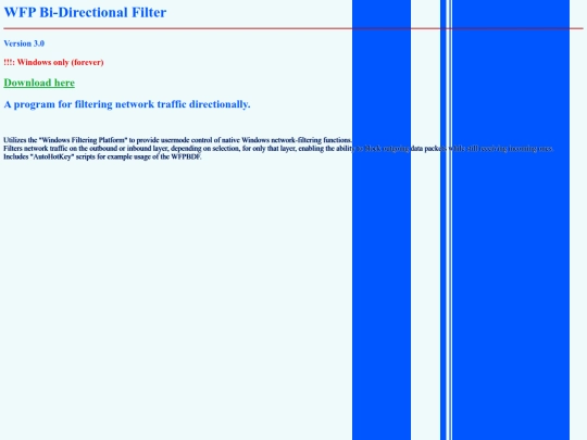 prgm/wfpfilter screenshot