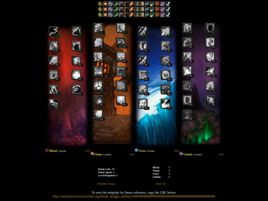 Death_Knight_abilities screenshot