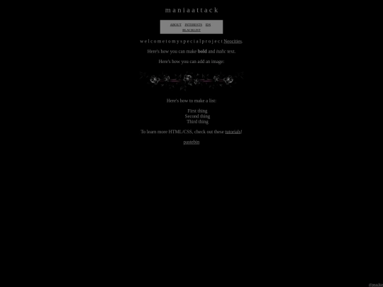 index screenshot