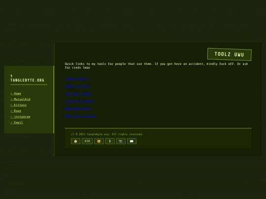tools screenshot
