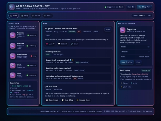 Forum screenshot