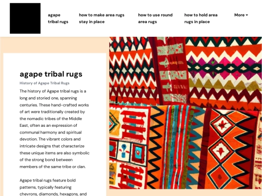 agape-tribal-rugs screenshot