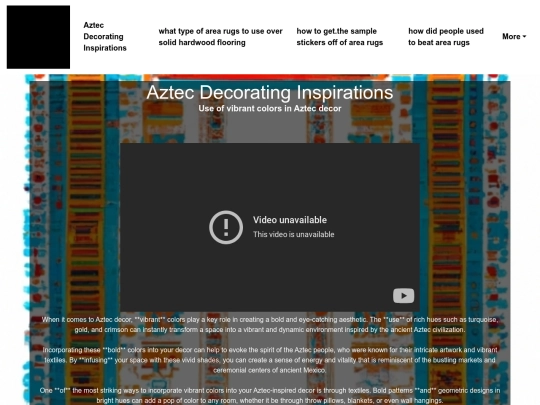 aztec-decorating-inspirations screenshot