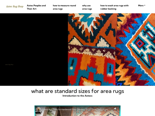aztec-peoples-and-their-art/what-are-standard-sizes-for-area-rugs screenshot