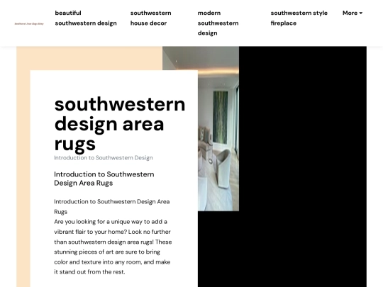beautiful-southwestern-design/southwestern-design-area-rugs screenshot