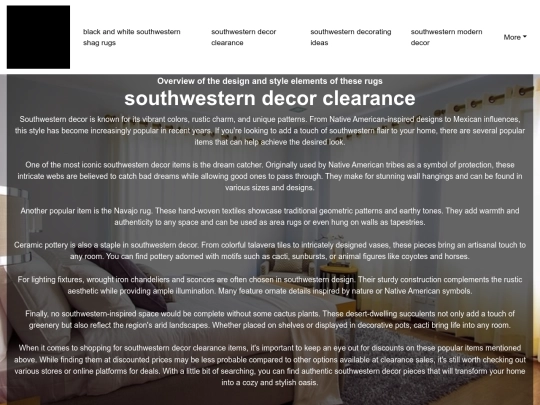 black-and-white-southwestern-shag-rugs/southwestern-decor-clearance screenshot