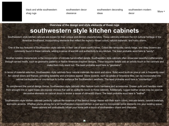 black-and-white-southwestern-shag-rugs/southwestern-style-kitchen-cabinets screenshot