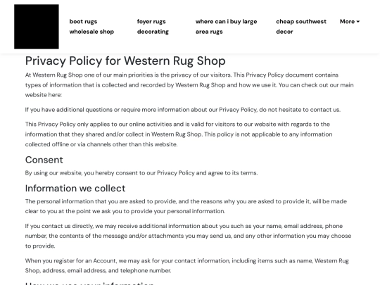 boot-rugs-wholesale-shop/privacy-policy screenshot