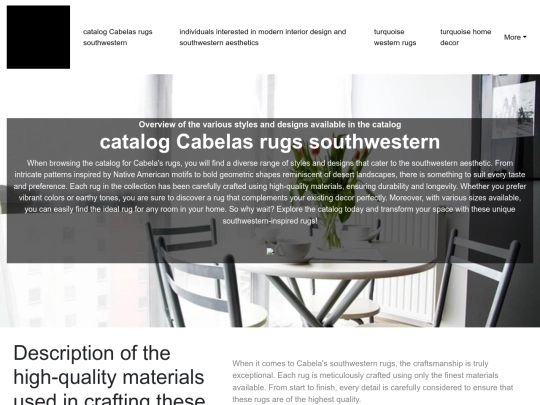 catalog-cabelas-rugs-southwestern screenshot