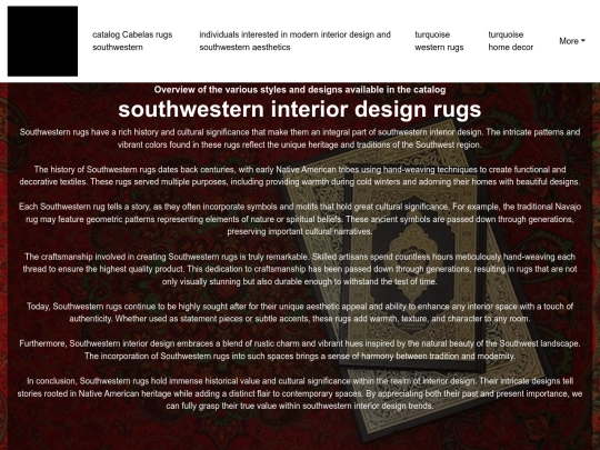 catalog-cabelas-rugs-southwestern/southwestern-interior-design-rugs screenshot