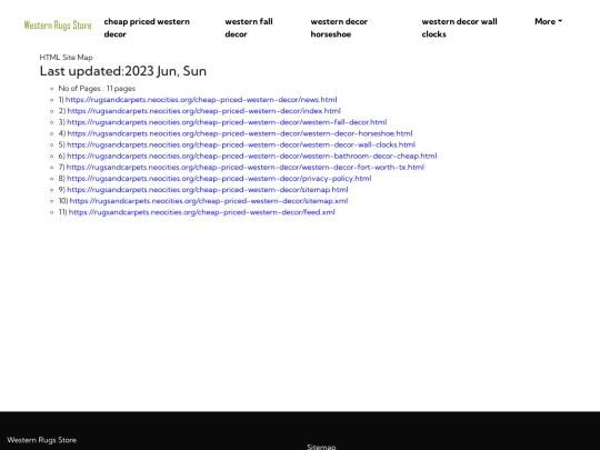 cheap-priced-western-decor/sitemap screenshot