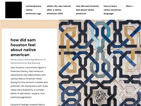 contemporary-native-american-rugs/how-did-sam-houston-feel-about-native-american screenshot