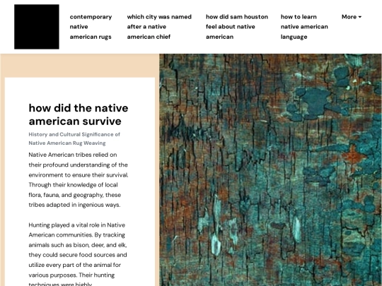 contemporary-native-american-rugs/how-did-the-native-american-survive screenshot