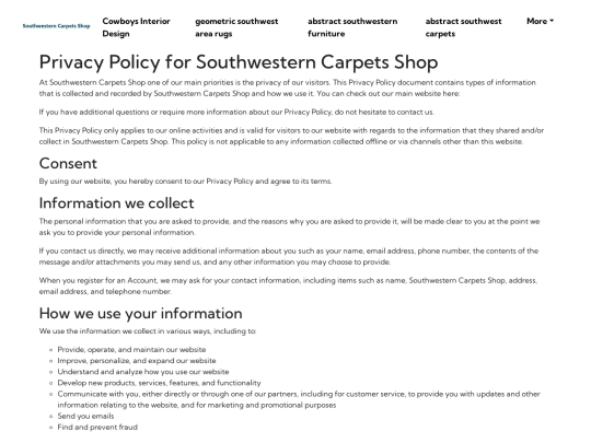 cowboys-interior-design/privacy-policy screenshot
