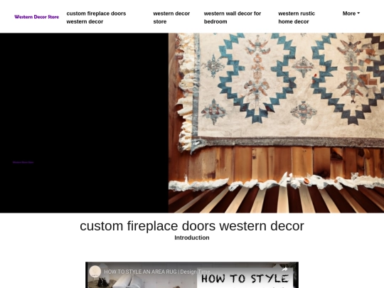 custom-fireplace-doors-western-decor screenshot