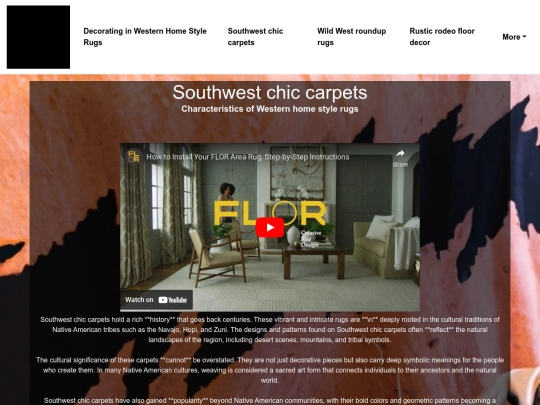 decorating-in-western-home-style-rugs/southwest-chic-carpets screenshot