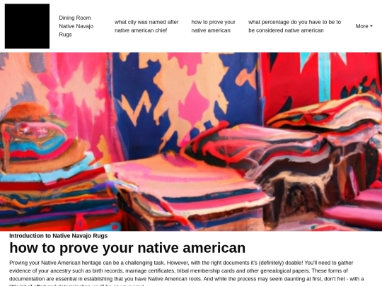 dining-room-native-navajo-rugs/how-to-prove-your-native-american screenshot