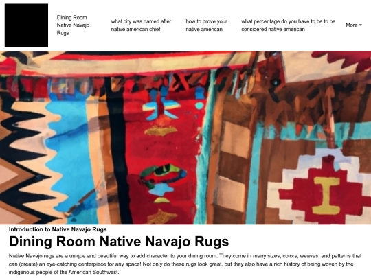 dining-room-native-navajo-rugs screenshot
