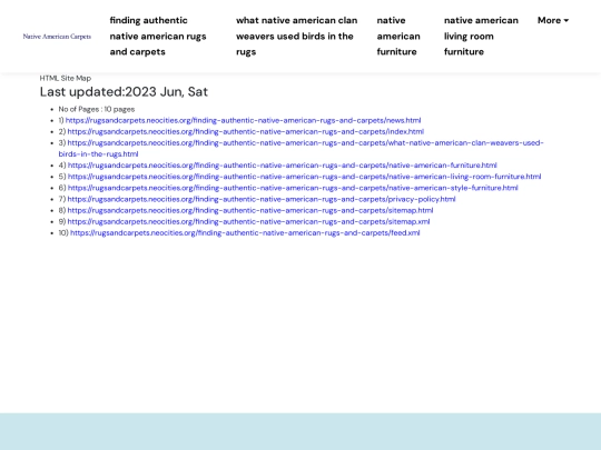 finding-authentic-native-american-rugs-and-carpets/sitemap screenshot