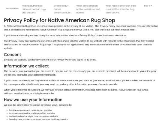 finding-authentics-native-american-rugs-and-carpets/privacy-policy screenshot